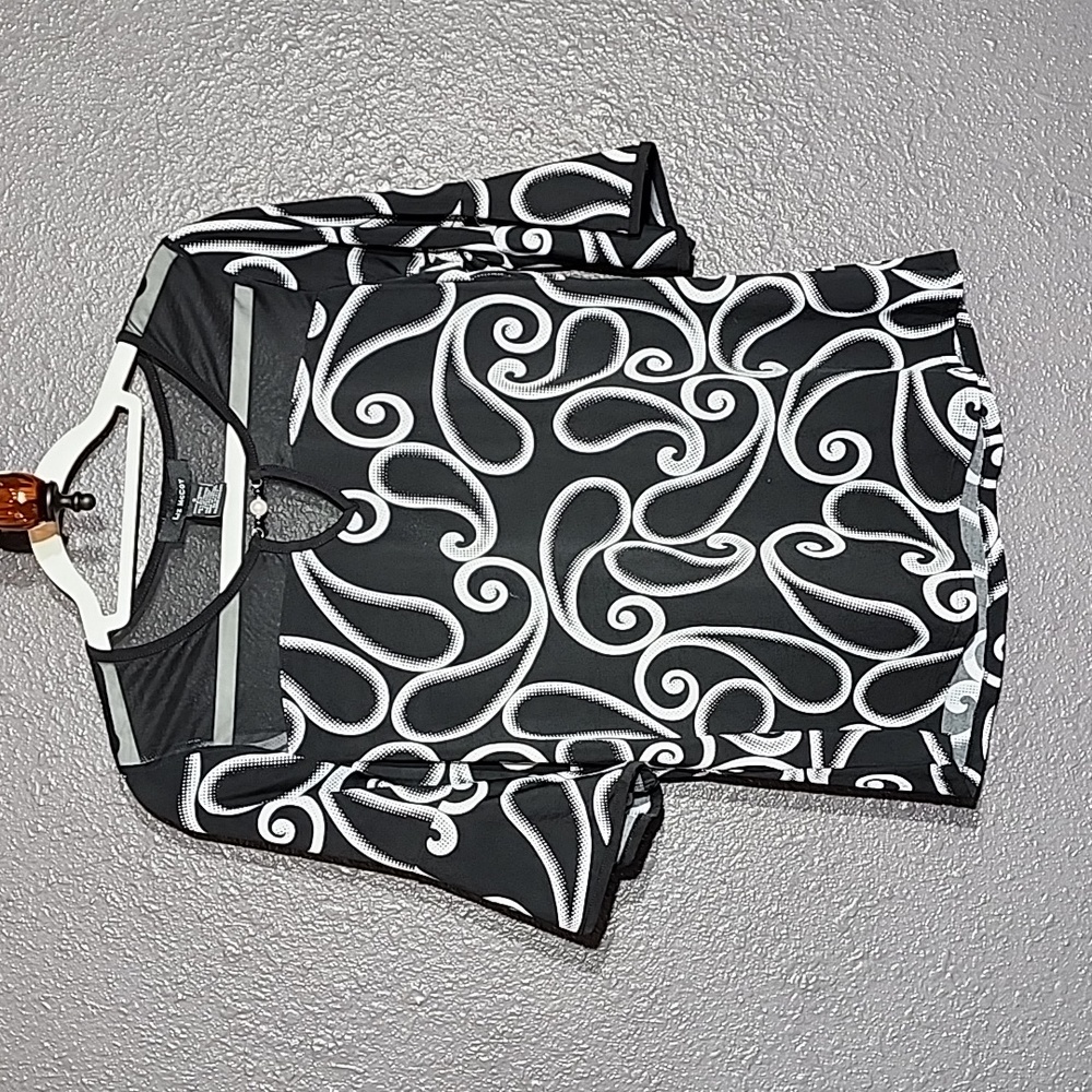 Liz McCoy Black & White Top